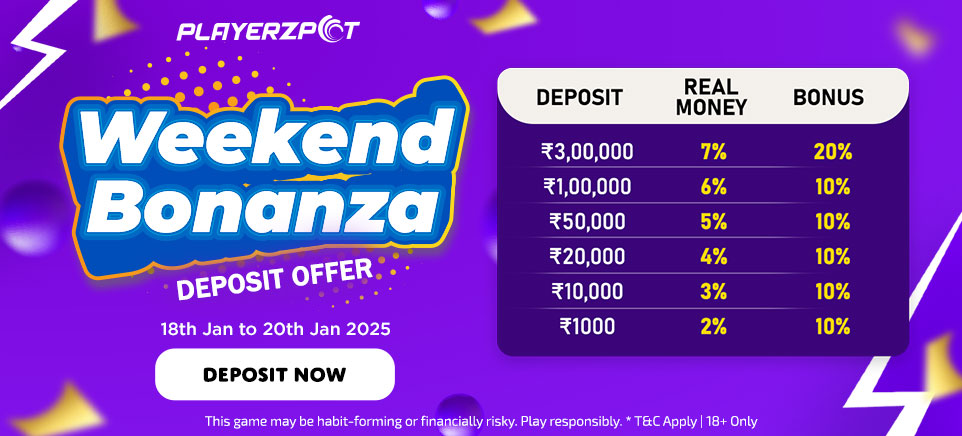 Weekend Bonzanza Deposit Offer