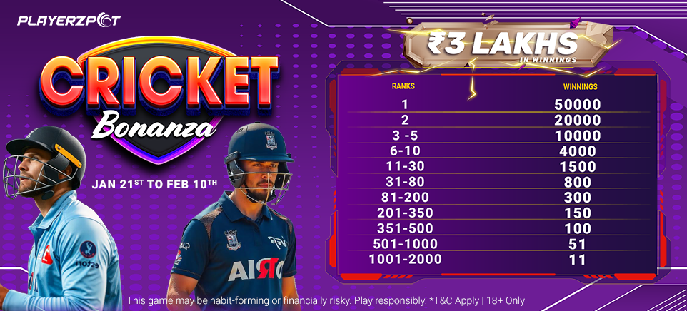 Cricket Bonanza Leaderboard