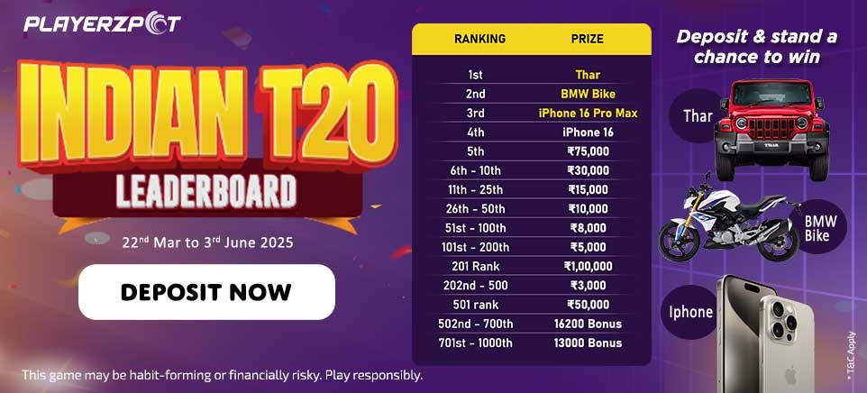 Indian T20 Leaderboard