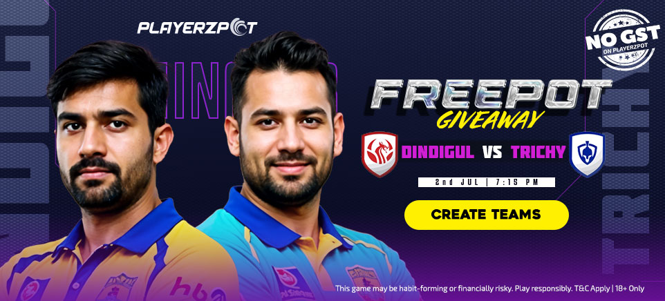 Shaolin Dindigul vs Trichy Warriors Free Pot