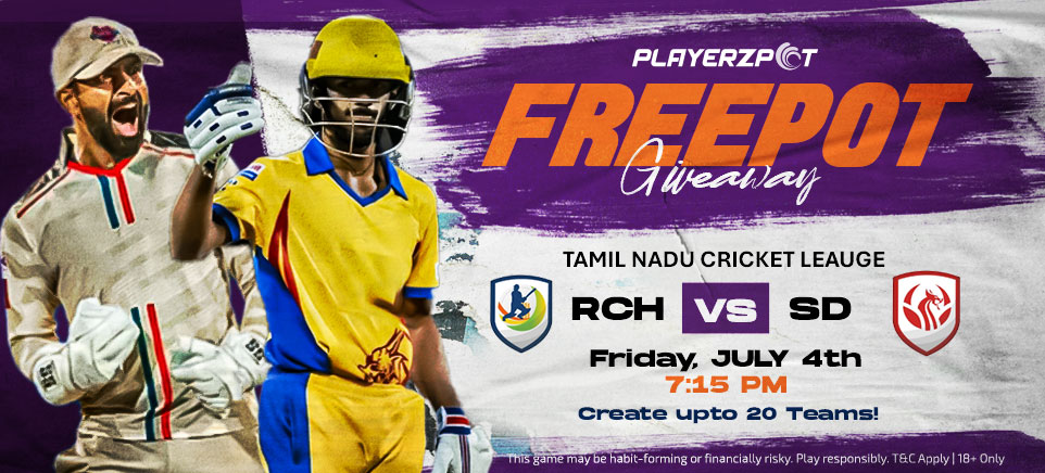 Roking Chepauk vs Shaolin Dindigul Free Pot