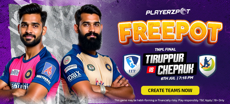 Tiruppur Challenger vs Shaolin Dindigul Free Pot