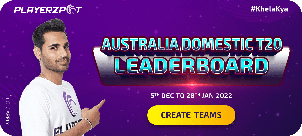 Australia Domestic T20- Leaderboard