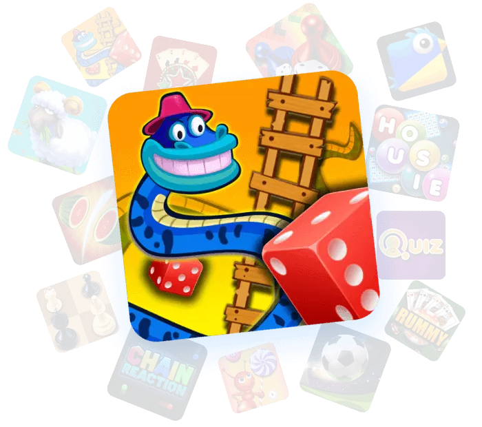 Snakes and ladders - Classic Board Game for 2 to 4  players::Appstore for Android